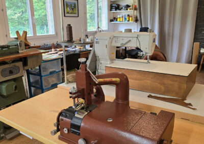 atelier cuir, bourgogne