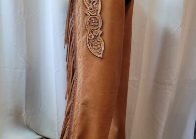Chinks en cuir sur mesure AC Custom Saddlery